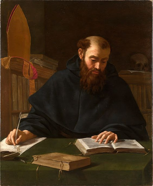 Saint Augustine Caravaggio 1600